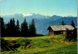 47342 - Oberösterreich - Bad Goisern , Hütteneckalm Gegen Den Dachstein , Alpengasthaus - Gelaufen 1971 - Bad Goisern