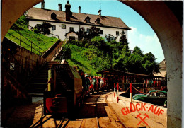 47325 - Oberösterreich - Bad Ischl , Salzbergwerk Mit Knappenhaus Und Grubeneinfahrt , Glück Auf , Stollen - N. Gel. - Bad Ischl