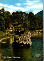 47310 - Oberösterreich - Bad Ischl , Kreuzstein Im Traunfluß An Der Uferpromenade - Gelaufen 1978 - Bad Ischl