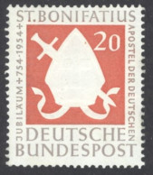 Germany Sc# 724 MNH 1954 Bishop’s Miter & Sword - Ungebraucht
