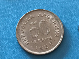 Münze Münzen Umlaufmünze Argentinien 50 Centavos 1956 - Argentine