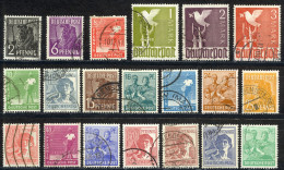 Germany Sc# 557-576 Used 1947-1948 Definitives - Afgestempeld