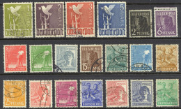 Germany Sc# 557-577 Used (6pf & 8pf MH) 1947-1948 2pf-5m Workers, Peace - Oblitérés