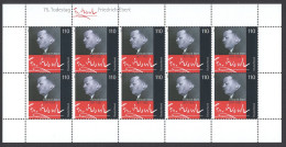 Germany Sc# 2069 MNH Pane/10 2000 110pf Friedrich Ebert - Ungebraucht