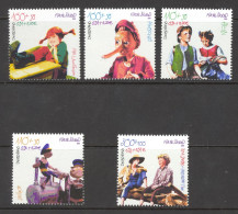 Germany Sc# B885-B889 MNH 2001 Characters From Children's Stories - Ungebraucht