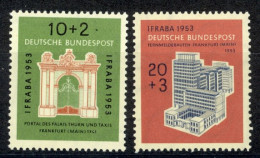 Germany Sc# B332-B333 MNH 1953 Thurn And Taxis Palace Gate - Ungebraucht