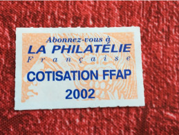 Vignette** Fédération Des Sociétés Philatéliques Françaises-Cinderella Erinnophilie-Timbre-stamp-Sticker-Bollo-Vineta - Esposizioni Filateliche