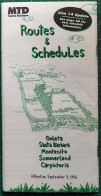 Santa Barbara MTD Schedules 1996 - Mondo