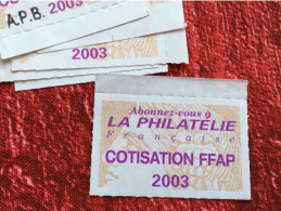 Vignette** Fédération Des Sociétés Philatéliques Françaises-Cinderella Erinnophilie-Timbre-stamp-Sticker-Bollo-Vineta - Philatelic Fairs