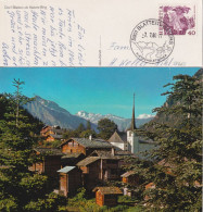 Blatten B. Naters - Dorf Mit Kirche         1980 - Blatten