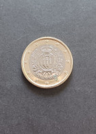 SAN MARINO 1 EURO 2010 STEMMA SAN MARINO COMMEMORATIVE ISSUED 996134 - San Marino