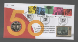 Belgie: Numisletter 3213/17 50 Jaar Televisie - Numisletter