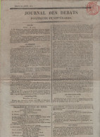 JOURNAL DES DEBATS 30 04 1816 - VENISE - VIENNE - BRUXELLES - LA HAYE - EXPLOSION POUDRIERE TOULOUSE - MACHIAVEL - 1800 - 1849