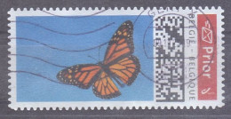 België - Duostamp  - Vlinder - QR Code -  Zonder Papierresten - Oblitérés