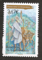 Andorre Français 2015 N° 764 ** Conte, Légende, Premières Neiges, Bovins, Vaches, Mythologie Pyrénéenne, Bœuf, Berger - Unused Stamps