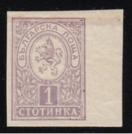 ERROR/Small Lion/ IMP. /Mi: 28E/ Bulgaria 1889 - Errors, Freaks & Oddities (EFO)