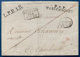 Lettre De COUVIN Du 23 NOV ? Marque " P.7.P/MARIEMBOURG " Pour CHARLEVILLE + LPB 1R +(5/AED) + " PAYS BAS PAR GIVET " RR - 1714-1794 (Pays-Bas Autrichiens)