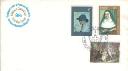 Eire FDC 1978 Sir William Orpen - Catherine McAuley - Impfung - Cartas & Documentos