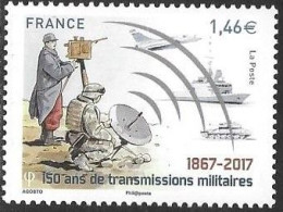 France Frankreich 2017 150 Ans Transmissions Militaires Yv. 5172 Mi. No. 6887 ** MNH Postfrisch Neuf - Neufs