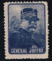 France Vignettes - Joffre - Neuf Sans Gomme - TB - Military Heritage