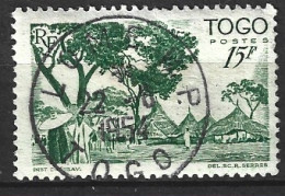 TOGO. N°251 Oblitéré De 1947. Cases Cabraises. - Gebruikt