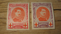 BELGIQUE : 1915 Red Cross Charity, Mint*, Neufs Avec Charniere  ................ CL1-14-1b - 1914-1915 Rotes Kreuz