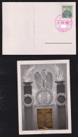 Sudetenland 1938 Propaganda Postkarte BILIN BILINA Stempel Endlich Frei 9. November 1923 Felherrenhalle München - Sudetes