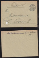 Generalgouvernement 1943 Feldpost Brief ZAMOSC LUBLIN X DRESDEN - Generalregierung