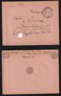 Generalgouvernement 1944 Feldpost Brief WARSCHAU X FRANKFURT - General Government