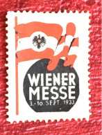 1933-  Vignette NSG Foire De Vienne -Wiener Messe -Cinderella Erinnophilie-Timbre-stamp-Sticker-Bollo-Vineta - Tourism (Labels)