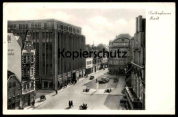 ALTE POSTKARTE RECKLINGHAUSEN MARKT Ansichtskarte Cpa AK Postcard - Recklinghausen