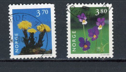 NORVEGE : FLORE - Yvert N° 1188+1227 Obli. - Usati