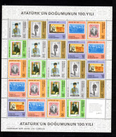Turquía   1981 .-   2332/2337   ( X 4 )   ** - Unused Stamps