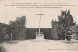 Champ Des Martyrs D'Avrillé - Croix Et Calvaire Au Fond De L'enclos - Andere & Zonder Classificatie