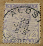 BELGIQUE : Léopold II, 50 Cent, 1887, Oblitéré   ................ CL1-14-3a - 1883 Leopold II