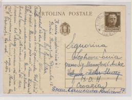 SLOVENIA,WW II Italy  1941  LJUBLJANA  Postal Stationery  To Croatia - Slowenien