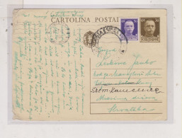 SLOVENIA,WW II Italy  1941  LJUBLJANA  Postal Stationery  To Croatia - Slowenien