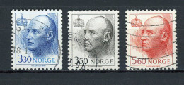 NORVEGE : ROI HARALD V - Yt N° 1042+1043+1074 Obli. - Used Stamps
