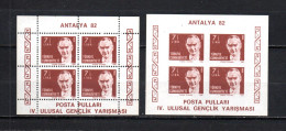 Turquía   1982 .-   24    Block ,  24  Block  (a)  ** - Blocchi & Foglietti