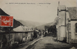 Saint _jean_d'aulph Intérieur Du Village  Circulée 1909 - Saint-Jean-d'Aulps