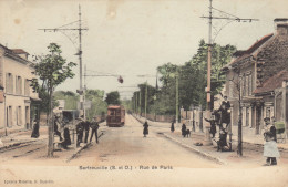 78 : Sartrouville : Rue De Paris : Le Tramway   ///  Ref.  Déc.  23  // N° 28.546 - Sartrouville