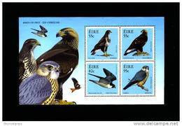 IRELAND/EIRE - 2010  BIRDS OF PREY  MS   MINT NH - Blocks & Kleinbögen