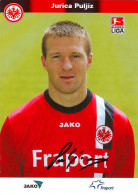 AK Jurica Puljiz SG Eintracht Frankfurt 05-06 SGE SCR Altach Hajduk Split Liepājas Metalurgs Flamurtari Vlora Luhansk - Autographes