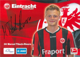 AK Marcel Titsch-Rivero SG Eintracht Frankfurt 10-11 Neu-Isenburg Hallescher FC Heidenheim/Brenz Eintracht Frankfurt - Autographes