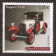 Andorre Français 2017 N° 805 ** Musée, Automobile, Voiture, Peugeot 172 M, Coupe Des Alpes, Torpédo Grand Sport, Course - Unused Stamps