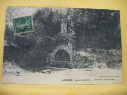 47 4902 CPA 1907 - 47 AMBRUS - FONTAINE MIRACULEUSE. - Luoghi Santi