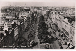 REAL PHOTOGRAPHIC POSTCARD - UPPER O'CONNELL STREET - DUBLIN - UNUSED - IN VERY GOOD CONDITION - Dublin