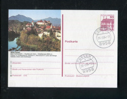 "BUNDESREPUBLIK DEUTSCHLAND" Bildpostkarte Mit Bildgleichem Stempel Ex "FUESSEN" (3674) - Cartoline Illustrate - Usati