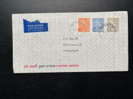 ENVELOPPE FINLANDE 1969 HELSINKI POUR GENEVE SUISSE - Briefe U. Dokumente