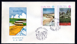 1977 TURKEY EUROPA CEPT LANDSCAPES FDC - FDC